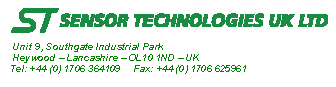 sensor-tech - E. L. Gas Connections - E. L. Gas Connections